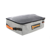 XL Canvas Clear Top Storage Bag with Handles 45x35x17cm Heavy-Duty 400gsm Ripstop Canvas for 4WD & Camping